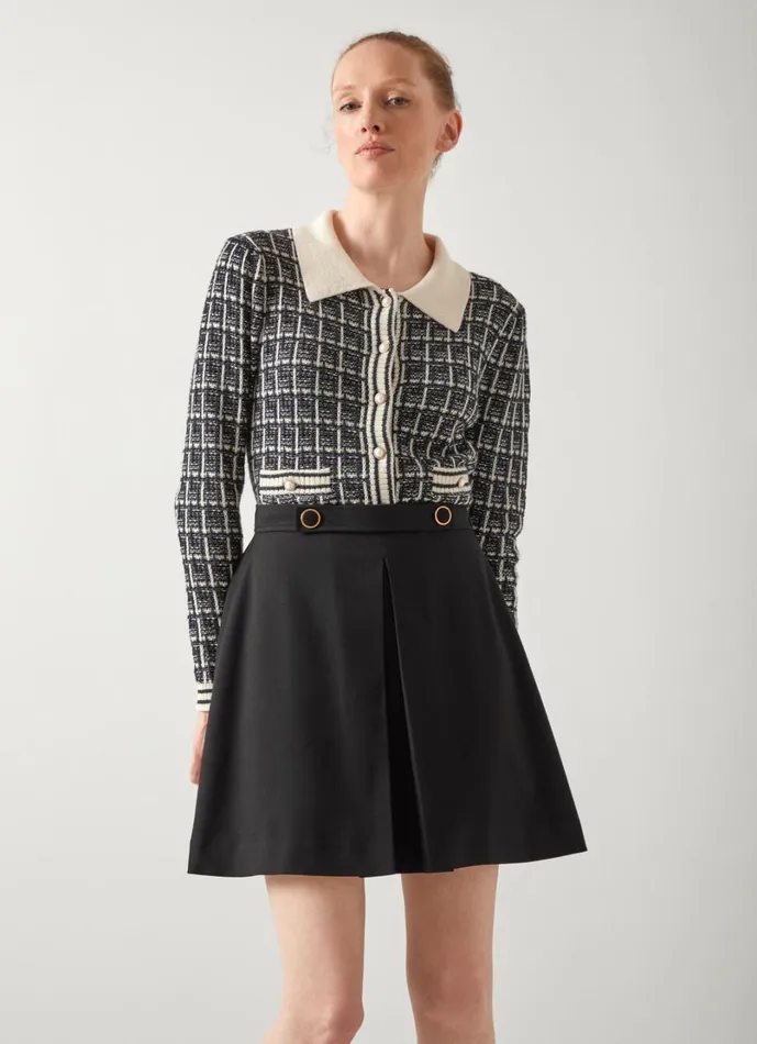LKBennett Skirts Women Halina Black Skirt