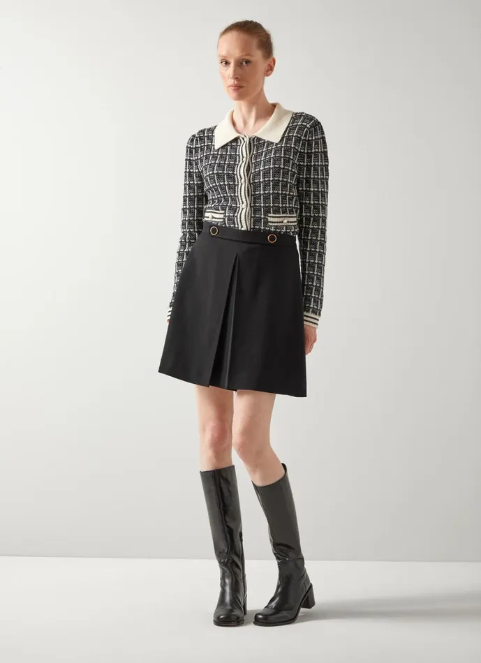 LKBennett Skirts Women Halina Black Skirt