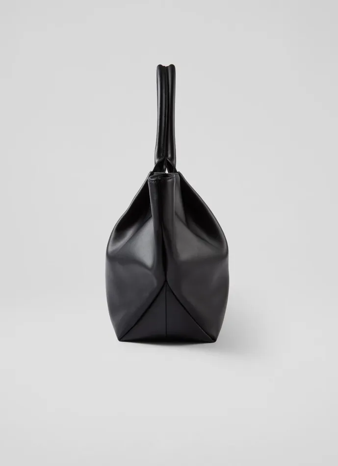 LKBennett Tote Bags Women Otello Black Lock Tote Bag LKBennett Tote Bags Women Otello Black Lock Tote Bag