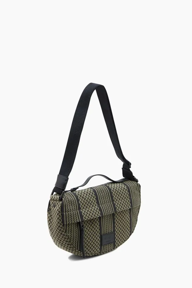 Lala Berlin Bags Crossbody Melly Canvas Oliveblack 8211 Women