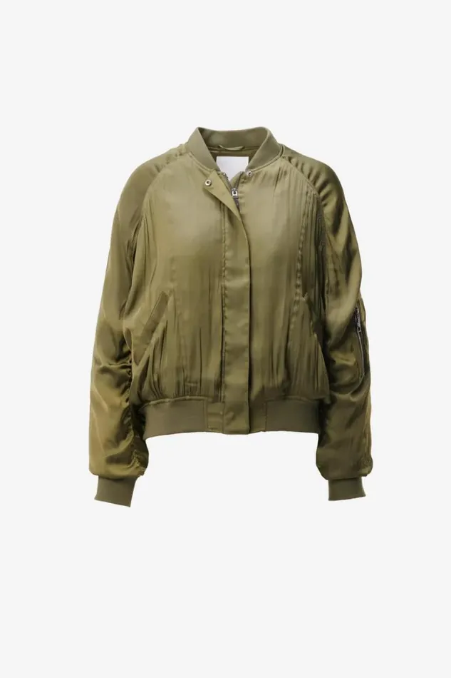 Lala Berlin Coats and Jackets Jacket Jordin Polyester Mix Olive 8211 Women