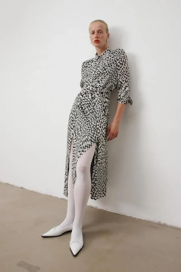 Lala Berlin Dresses Dress Deerja Viscosesilk Blend Swoosh Heritage 8211 Women