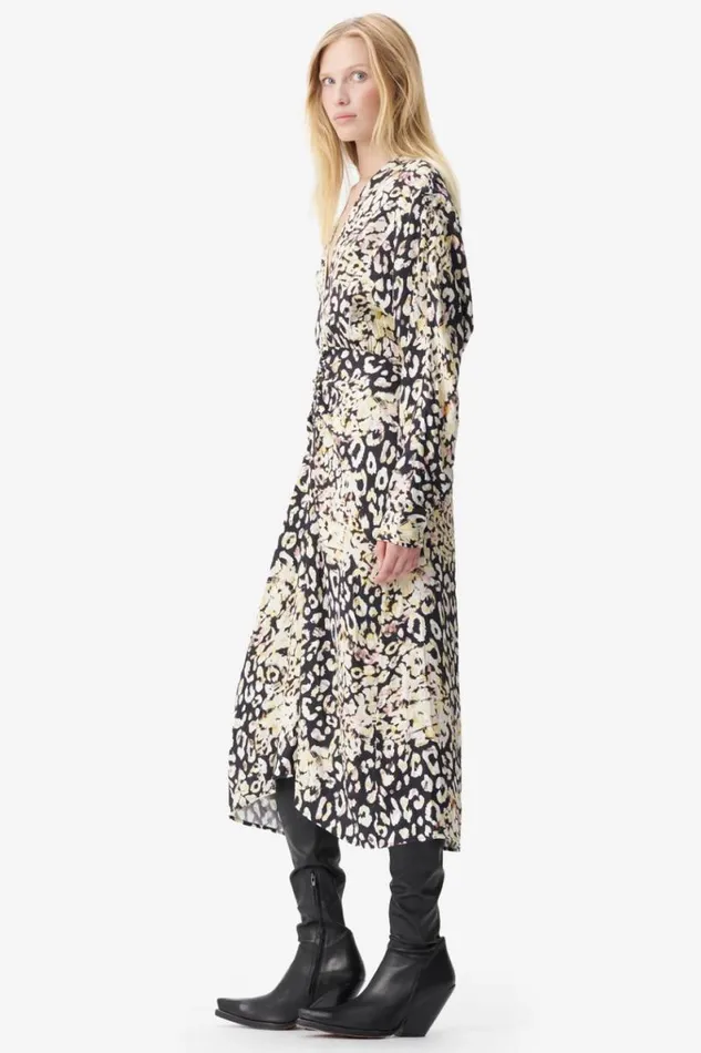 Lala Berlin Dresses Dress Diala Viscose Floral Leo 8211 Women