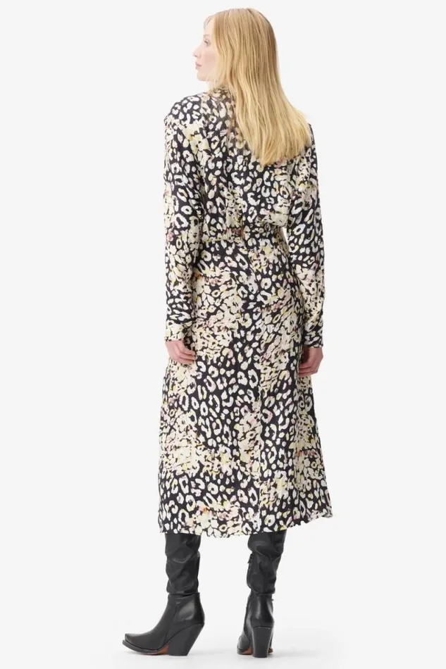 Lala Berlin Dresses Dress Diala Viscose Floral Leo 8211 Women