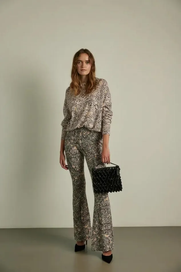 Lala Berlin Pants and Skirts Pants Kaluli Wool Heritage Garden 8211 Women