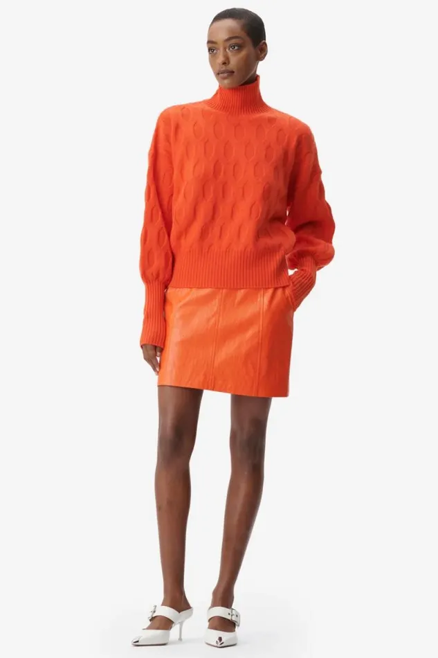 Lala Berlin Pullover Jumper Kaito Wool Mix Paprika 8211 Women