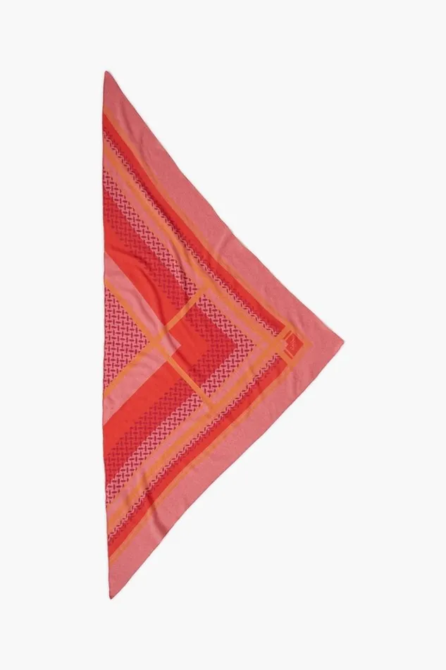 Lala Berlin Scarves and Triangles Triangle Double Heritage Cashmere Rosaorange 8211 Women
