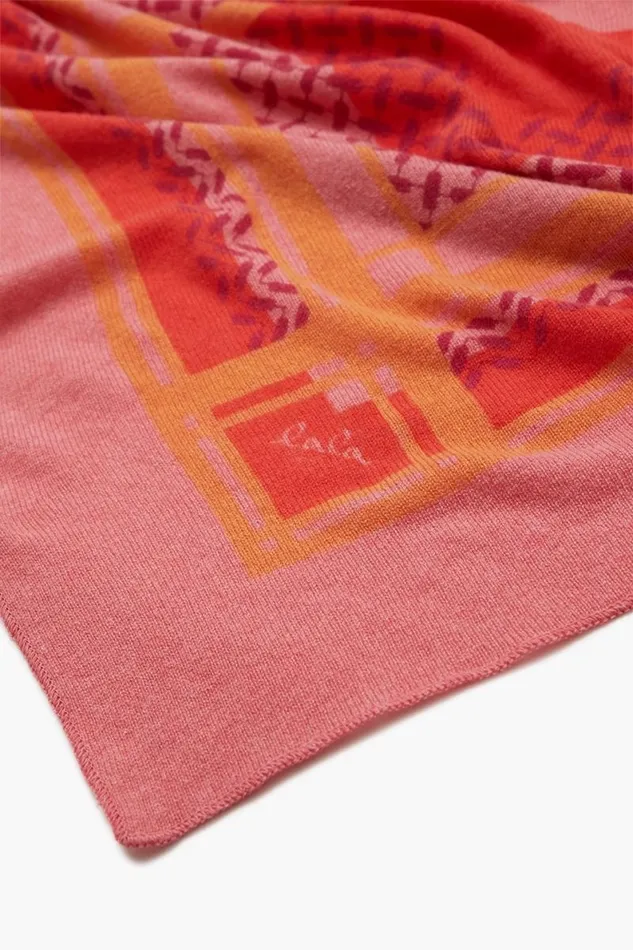 Lala Berlin Scarves and Triangles Triangle Double Heritage Cashmere Rosaorange 8211 Women