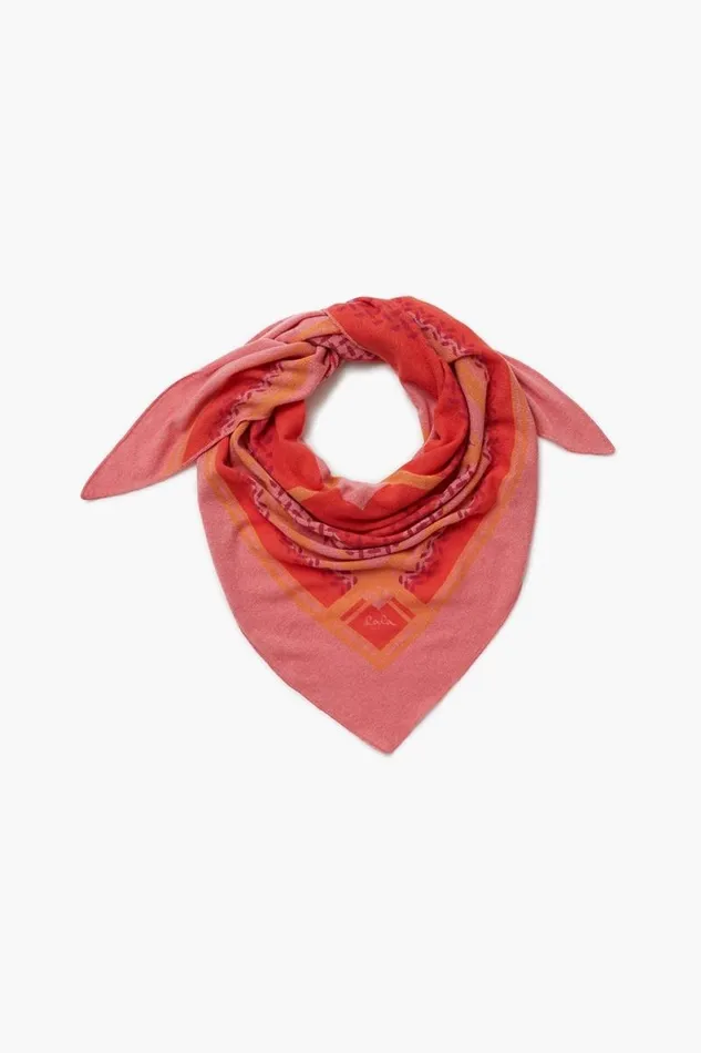 Lala Berlin Scarves and Triangles Triangle Double Heritage Cashmere Rosaorange 8211 Women