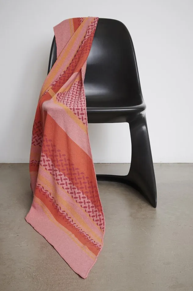 Lala Berlin Scarves and Triangles Triangle Double Heritage Cashmere Rosaorange 8211 Women