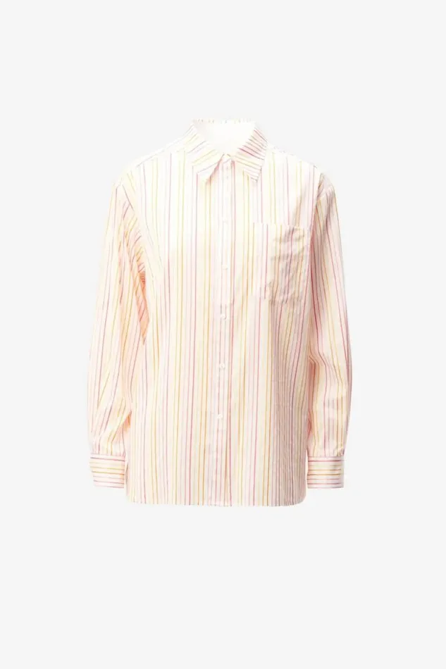 Lala Berlin Shirts and Blouses Blouse Biloxi Cotton Mix Multicolor Stripe 8211 Women