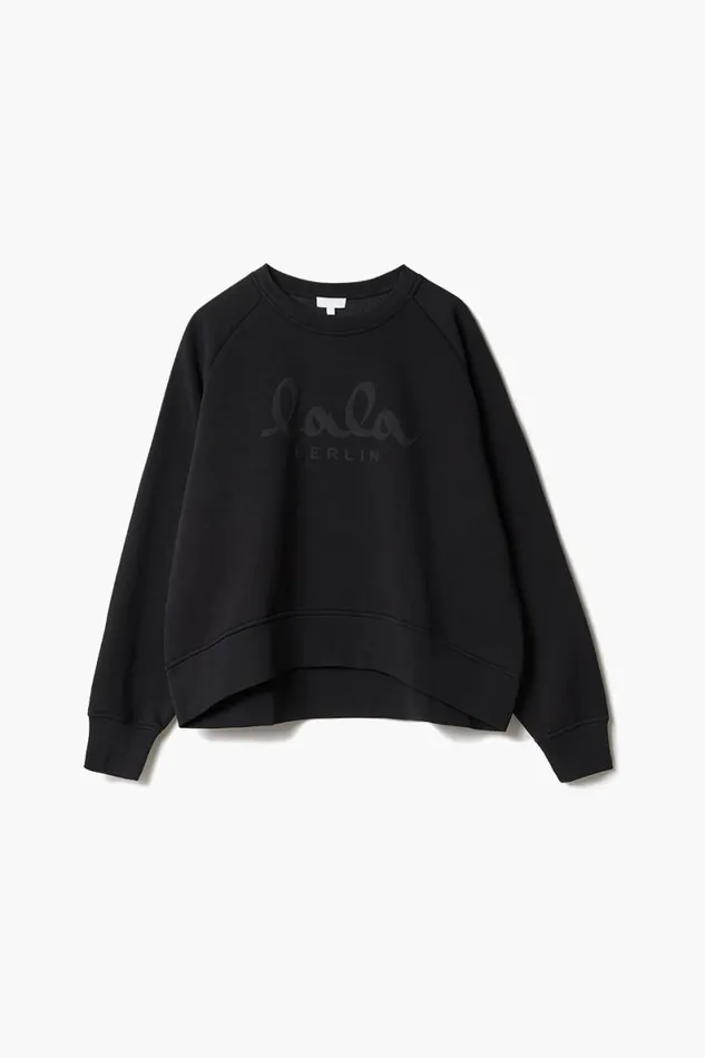 Lala Berlin Shirts and Blouses Sweatshirt Ijora Cotton Black 8211 Women