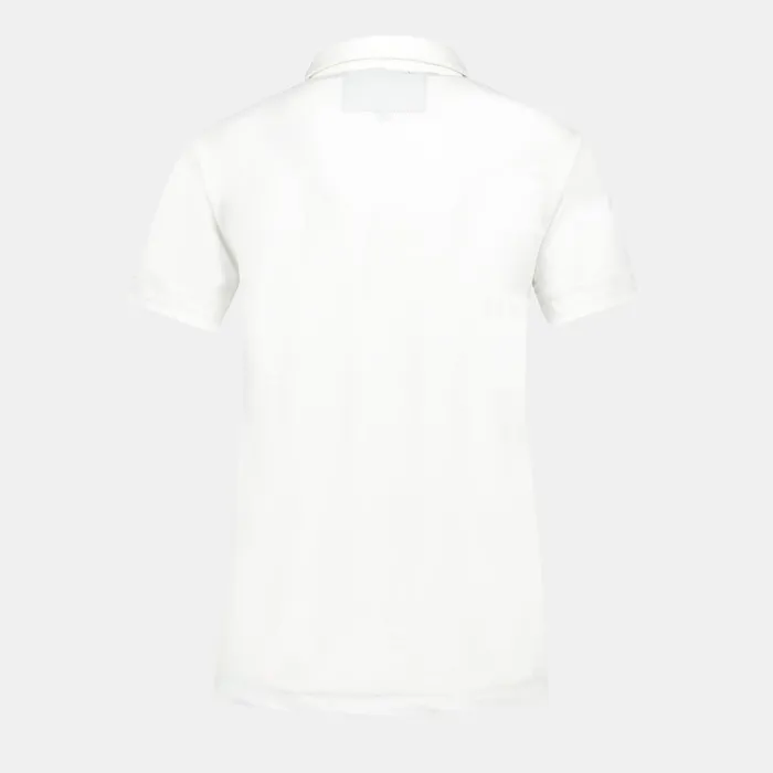 Le Coq Sportif Coq D039Or Polo Shirt En Interlock 240g Coton Marshmallow Women Tshirts Polos Shirts And Tops