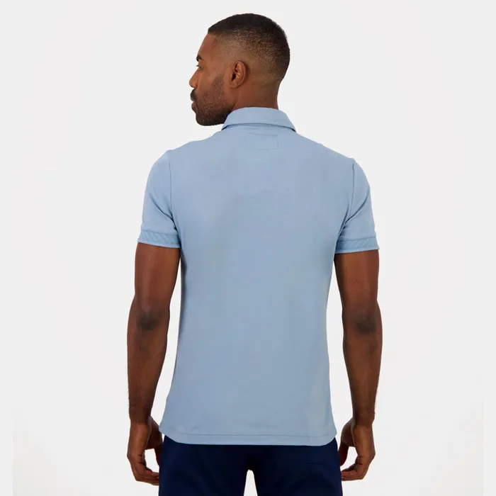 Le Coq Sportif Coq D039or Polo Shirt Faded Denim Men Polos Shirts
