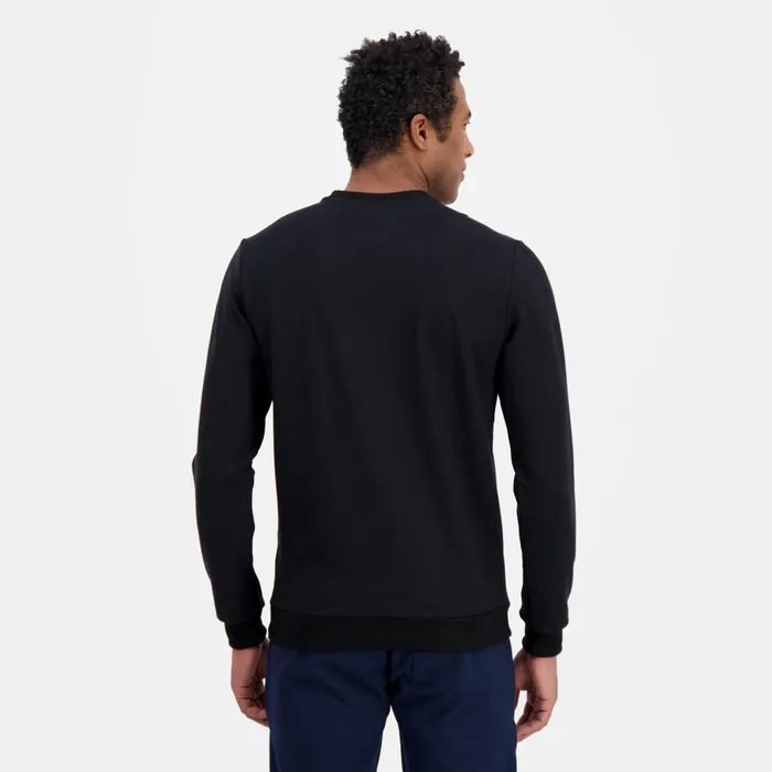 Le Coq Sportif Coq D039or RoundNeck Sweatshirtshirt Black Men Sweatshirts
