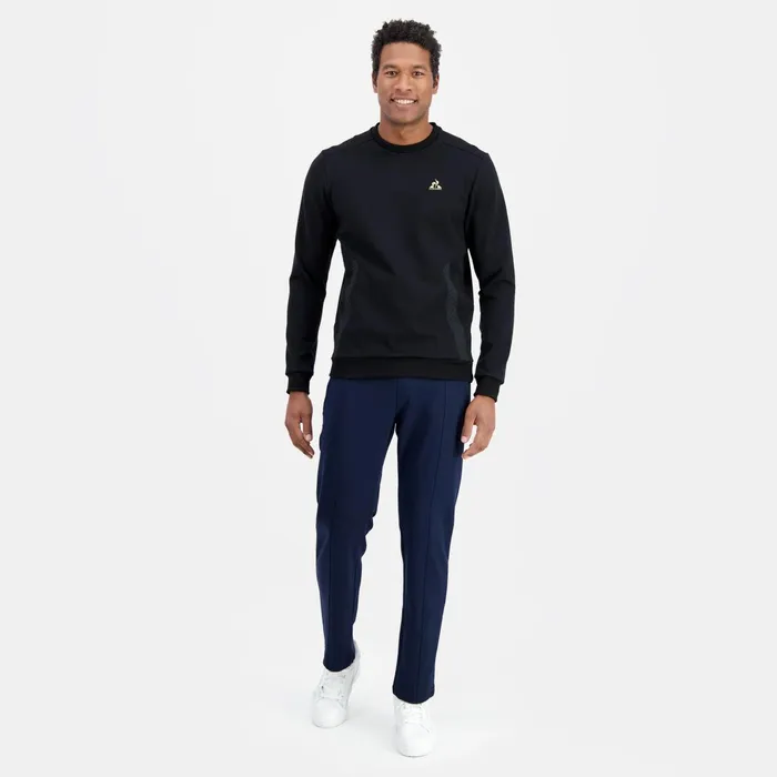 Le Coq Sportif Coq D039or RoundNeck Sweatshirtshirt Black Men Sweatshirts