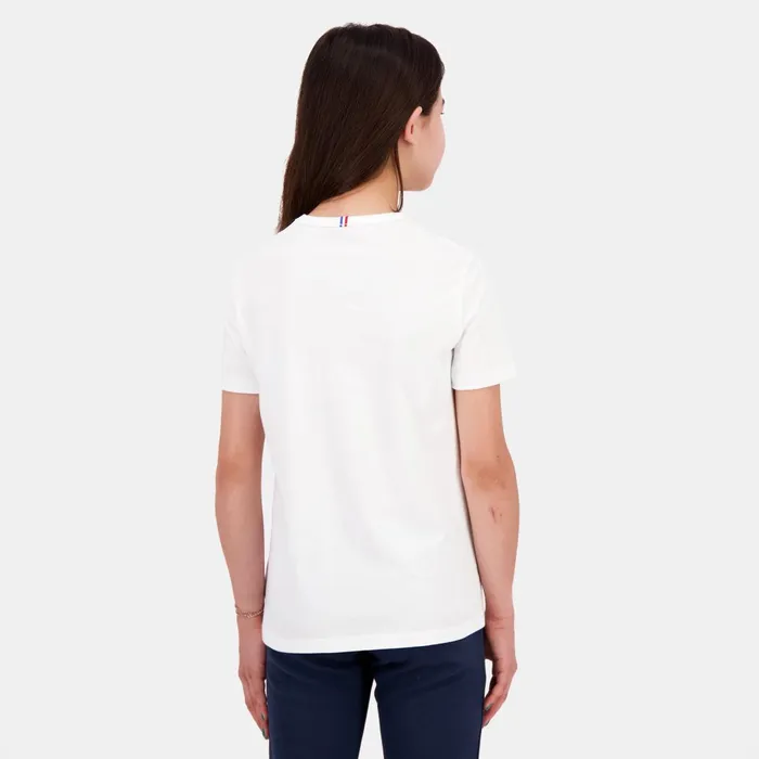 Le Coq Sportif Essentiels TShirt Kids New Optical White Kids Tshirts