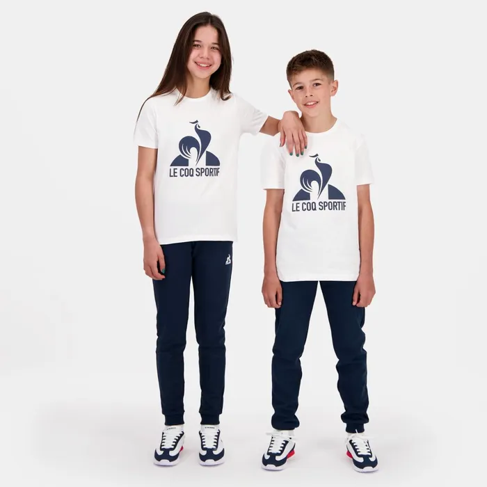 Le Coq Sportif Essentiels TShirt Kids New Optical White Kids Tshirts