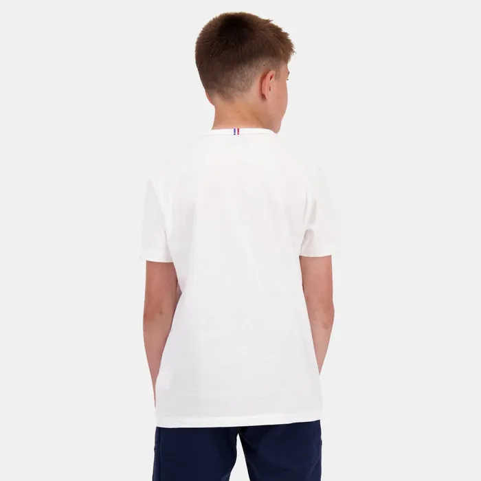 Le Coq Sportif Essentiels TShirt Kids New Optical White Kids Tshirts