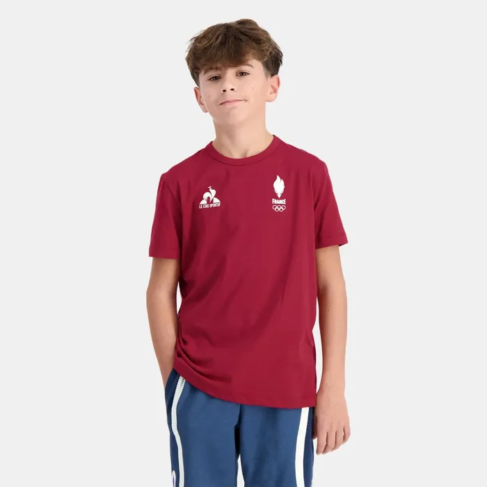 Le Coq Sportif France039s Olympic Team TShirt Kids Rio Red Kids Tshirts