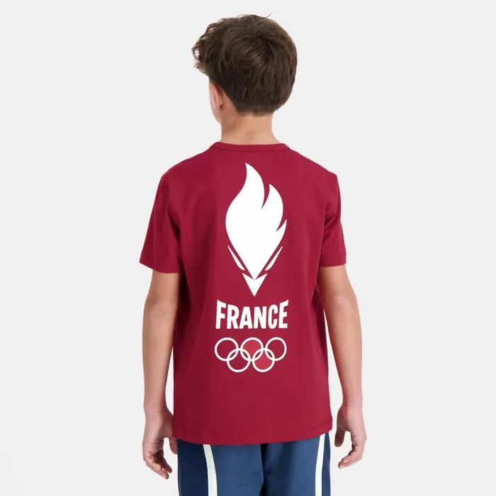Le Coq Sportif France039s Olympic Team TShirt Kids Rio Red Kids Tshirts
