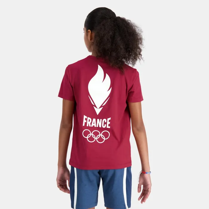Le Coq Sportif France039s Olympic Team TShirt Kids Rio Red Kids Tshirts