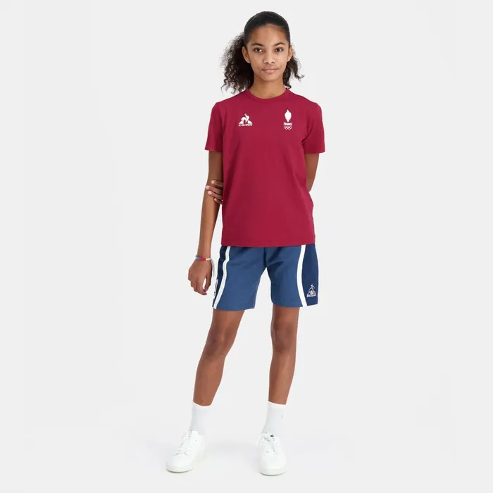 Le Coq Sportif France039s Olympic Team TShirt Kids Rio Red Kids Tshirts