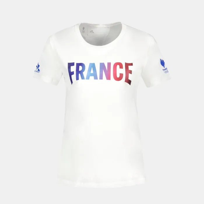 Le Coq Sportif France039s Olympic Team TShirt Marshmallow Women Tshirts Polos Shirts And Tops Le Coq Sportif France039s Olympic Team TShirt Marshmallow Women Tshirts Polos Shirts And Tops