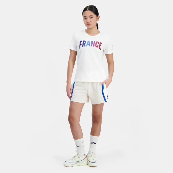 Le Coq Sportif France039s Olympic Team TShirt Marshmallow Women Tshirts Polos Shirts And Tops Le Coq Sportif France039s Olympic Team TShirt Marshmallow Women Tshirts Polos Shirts And Tops