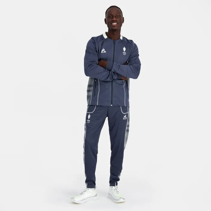 Le Coq Sportif France039s Olympic Team ZipUp Sweatshirtshirt Insignia Blue Men Sweatshirts Le Coq Sportif France039s Olympic Team ZipUp Sweatshirtshirt Insignia Blue Men Sweatshirts