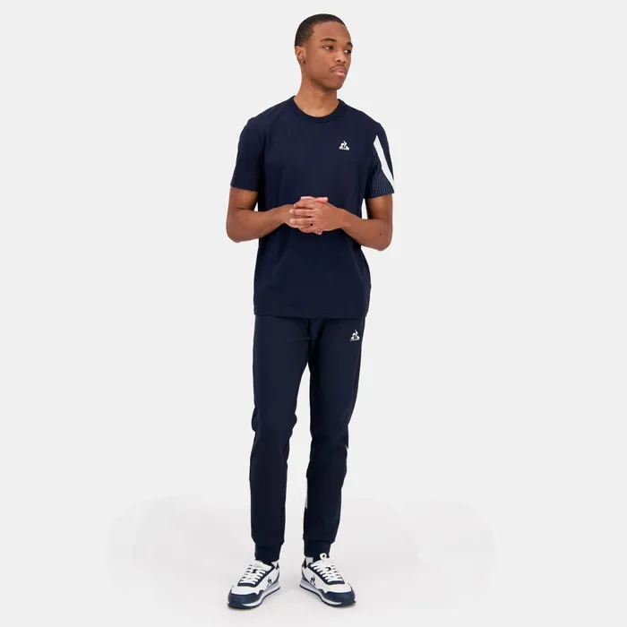 Le Coq Sportif Hritage Pantalon Slim Bleu Marine Homme Men Trousers And Joggers