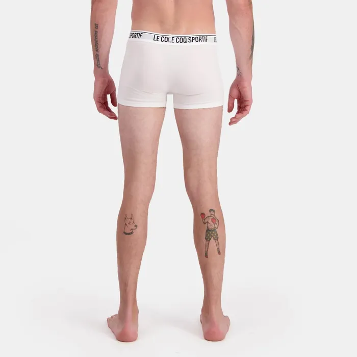 Le Coq Sportif Lot 2 Boxers Homme New Optical Whiteblack Men Underwear