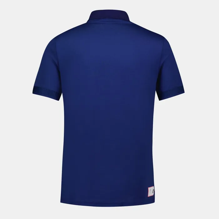 Le Coq Sportif Paris 2024 Polo Shirt Blue Depths Men Polos Shirts