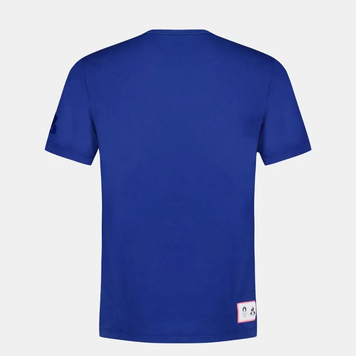 Le Coq Sportif Paris 2024 TShirt Kids Blue Depths Kids Tshirts