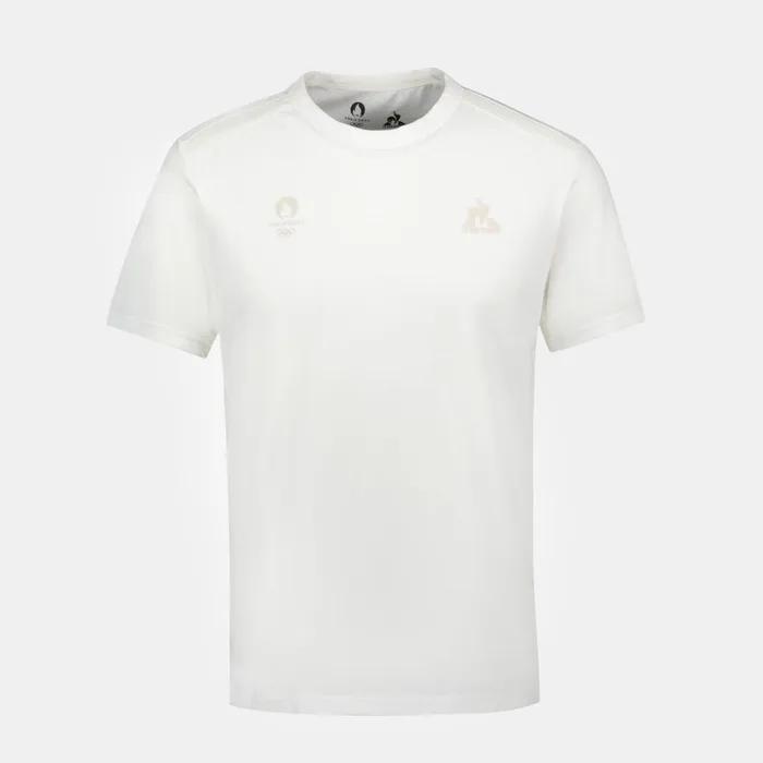 Le Coq Sportif Paris 2024 TShirt Marshmallow Men Tshirts And Tops