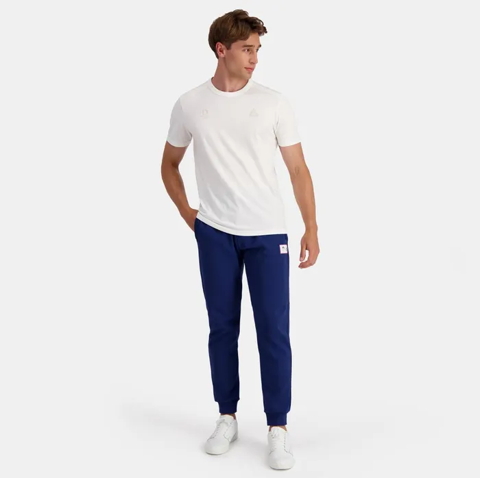Le Coq Sportif Paris 2024 TShirt Marshmallow Men Tshirts And Tops