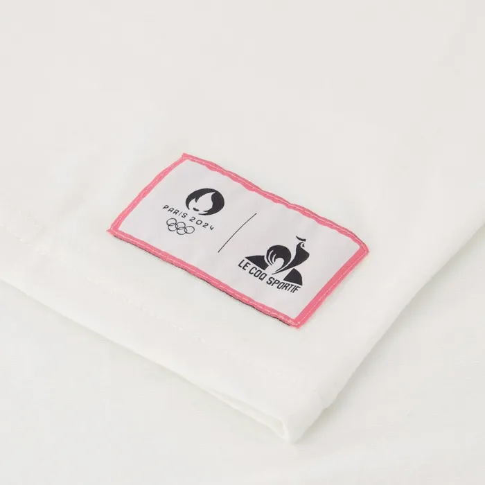 Le Coq Sportif Paris 2024 TShirt Marshmallow Men Tshirts And Tops