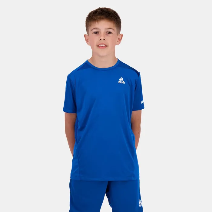 Le Coq Sportif Performance Tennis TShirt Kids Lapis Blue Kids Tshirts