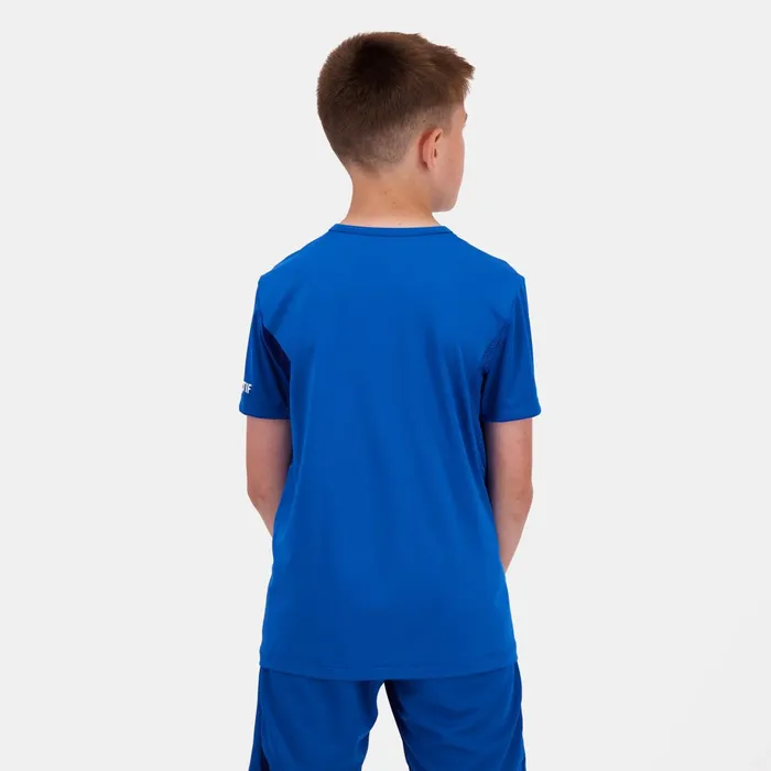 Le Coq Sportif Performance Tennis TShirt Kids Lapis Blue Kids Tshirts
