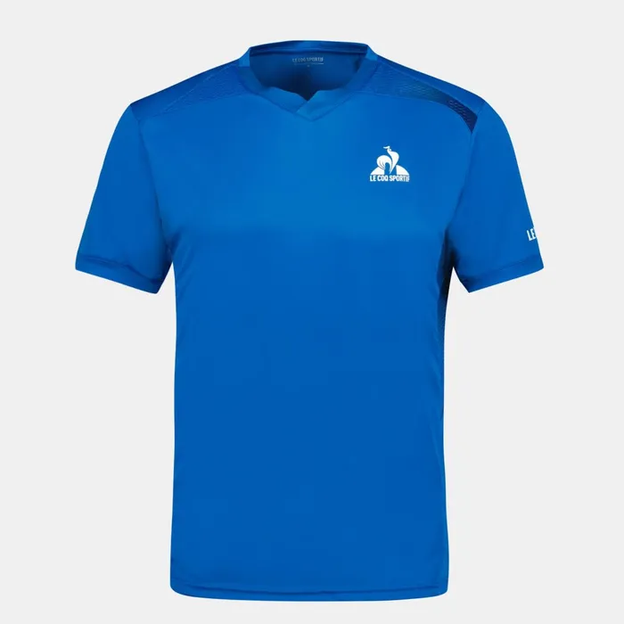 Le Coq Sportif Performance Tennis TShirt Lapis Blue Men Tshirts And Tops