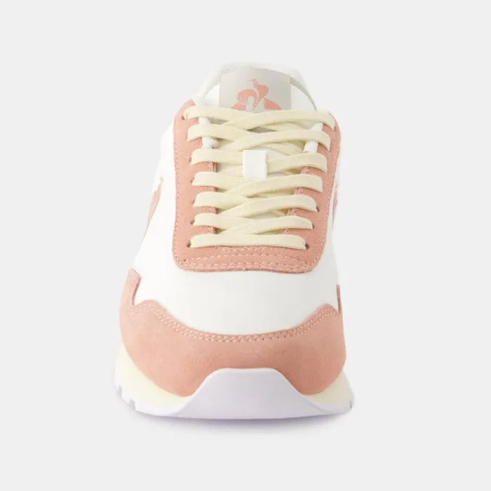 Le Coq Sportif Shoes ASTRA2 W Optical White Rose Tan Women Trainers And Sneakers Le Coq Sportif Shoes ASTRA2 W Optical White Rose Tan Women Trainers And Sneakers