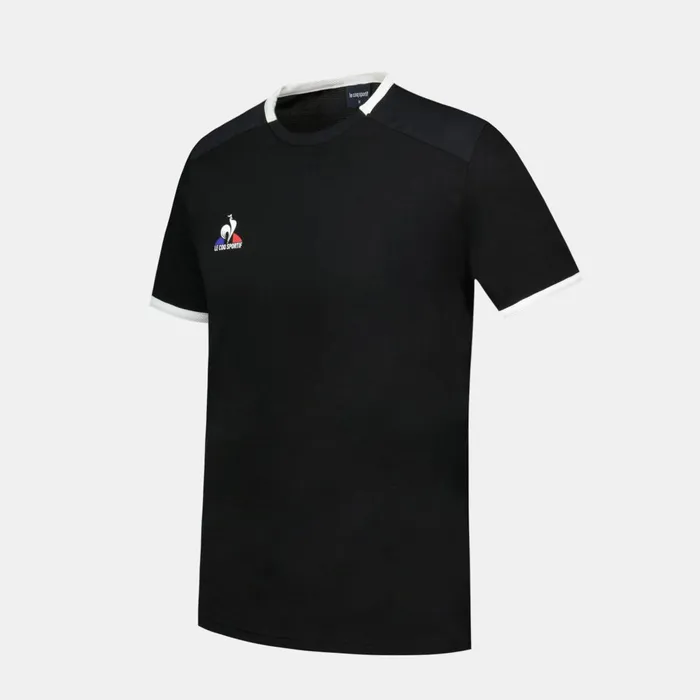 Le Coq Sportif Tennis TShirt Black Men Tshirts And Tops