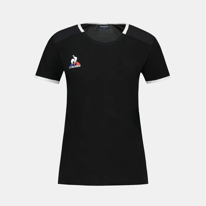 Le Coq Sportif Tennis TShirt Black Women Tshirts Polos Shirts And Tops
