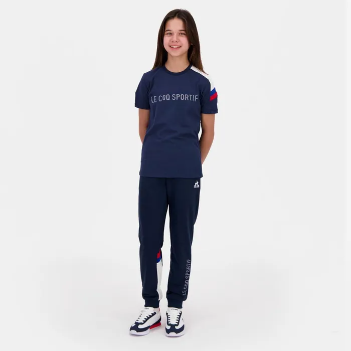 Le Coq Sportif Tricolore Tshirt Enfant Blue Light Kids Tshirts