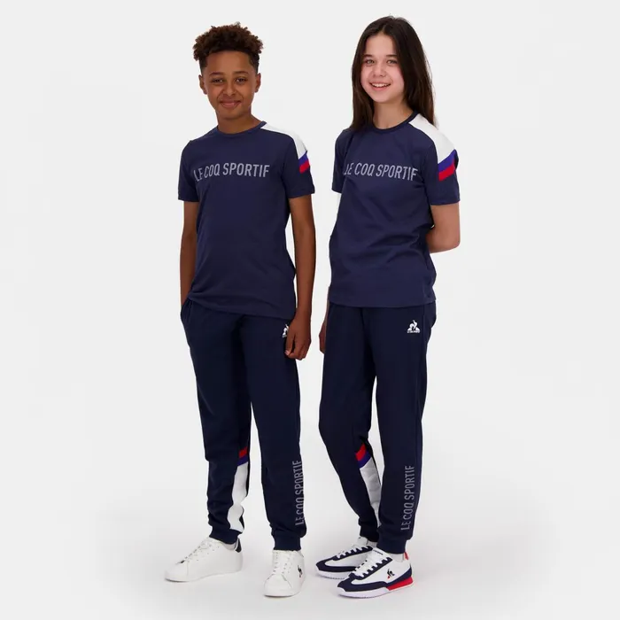 Le Coq Sportif Tricolore Tshirt Enfant Blue Light Kids Tshirts