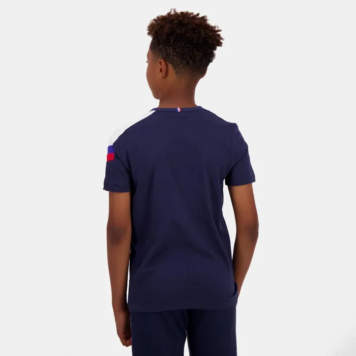 Le Coq Sportif Tricolore Tshirt Enfant Blue Light Kids Tshirts