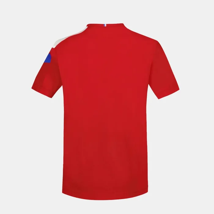 Le Coq Sportif Tricolore Tshirt Enfant Pur Rouge Kids Tshirts