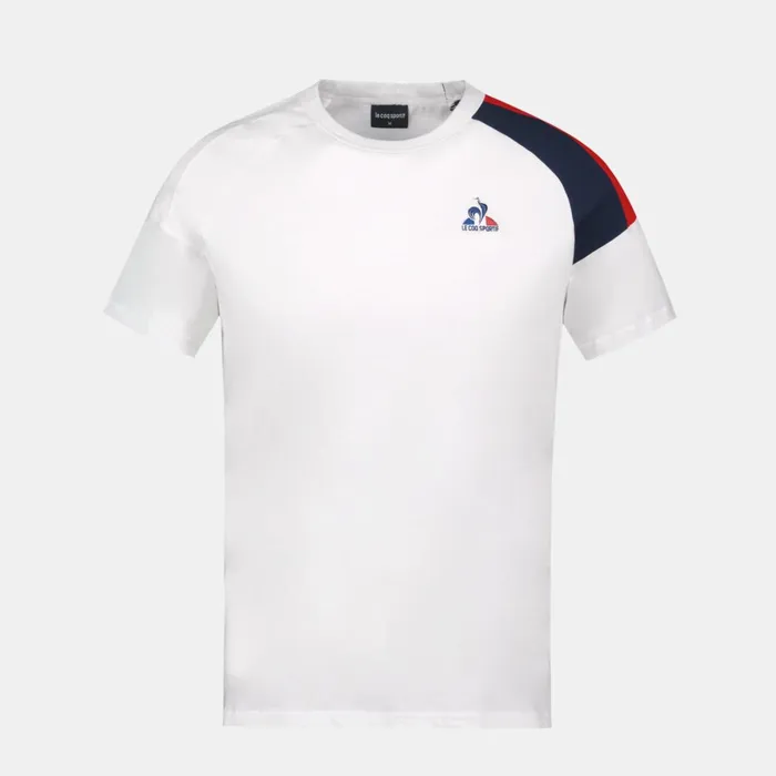 Le Coq Sportif Tricolore Tshirt Homme New Optical White Men Tshirts And Tops