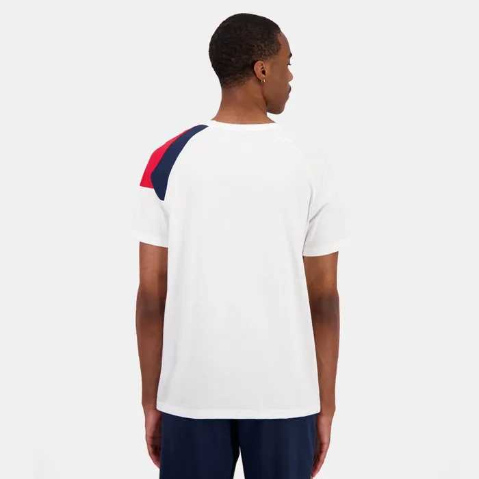 Le Coq Sportif Tricolore Tshirt Homme New Optical White Men Tshirts And Tops