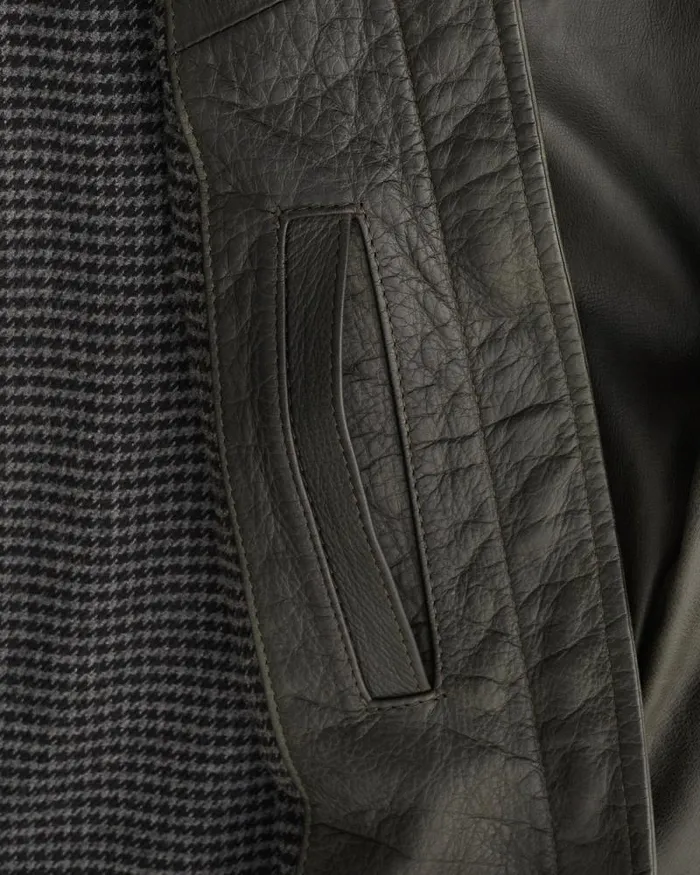 Leather Jackets Men Belstaff Legacy Pearson Jacket Dark Tile Green